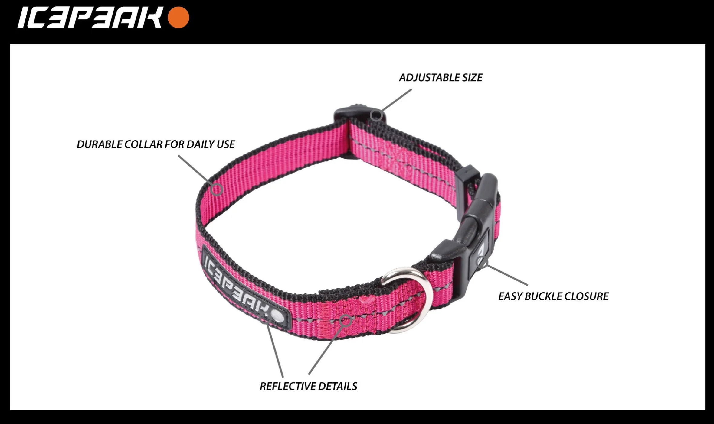 Icepeak Pet Highway basic collar