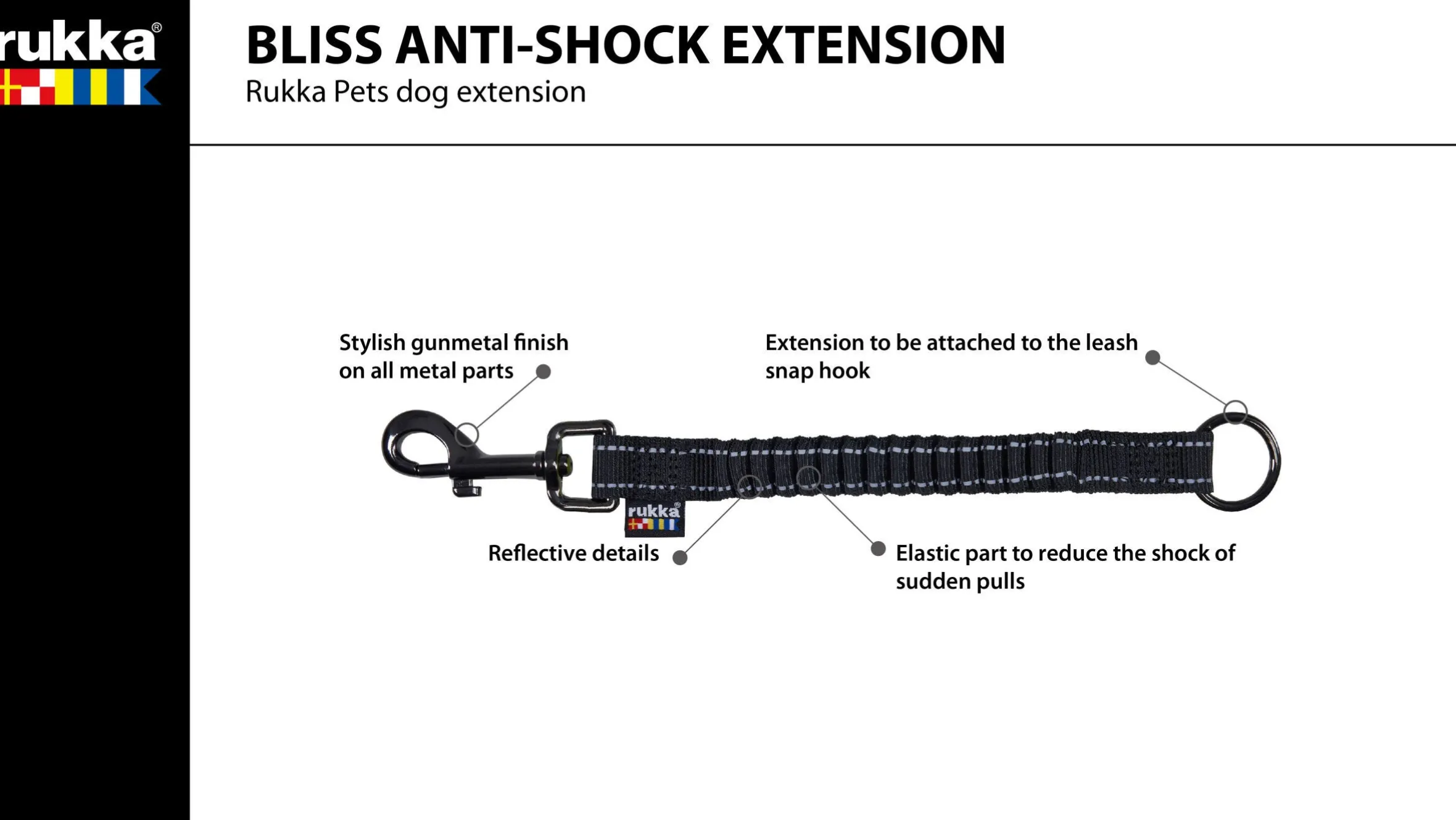 Rukka Pets Bliss anti-shock extension