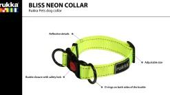 Rukka Pets Bliss neon collar