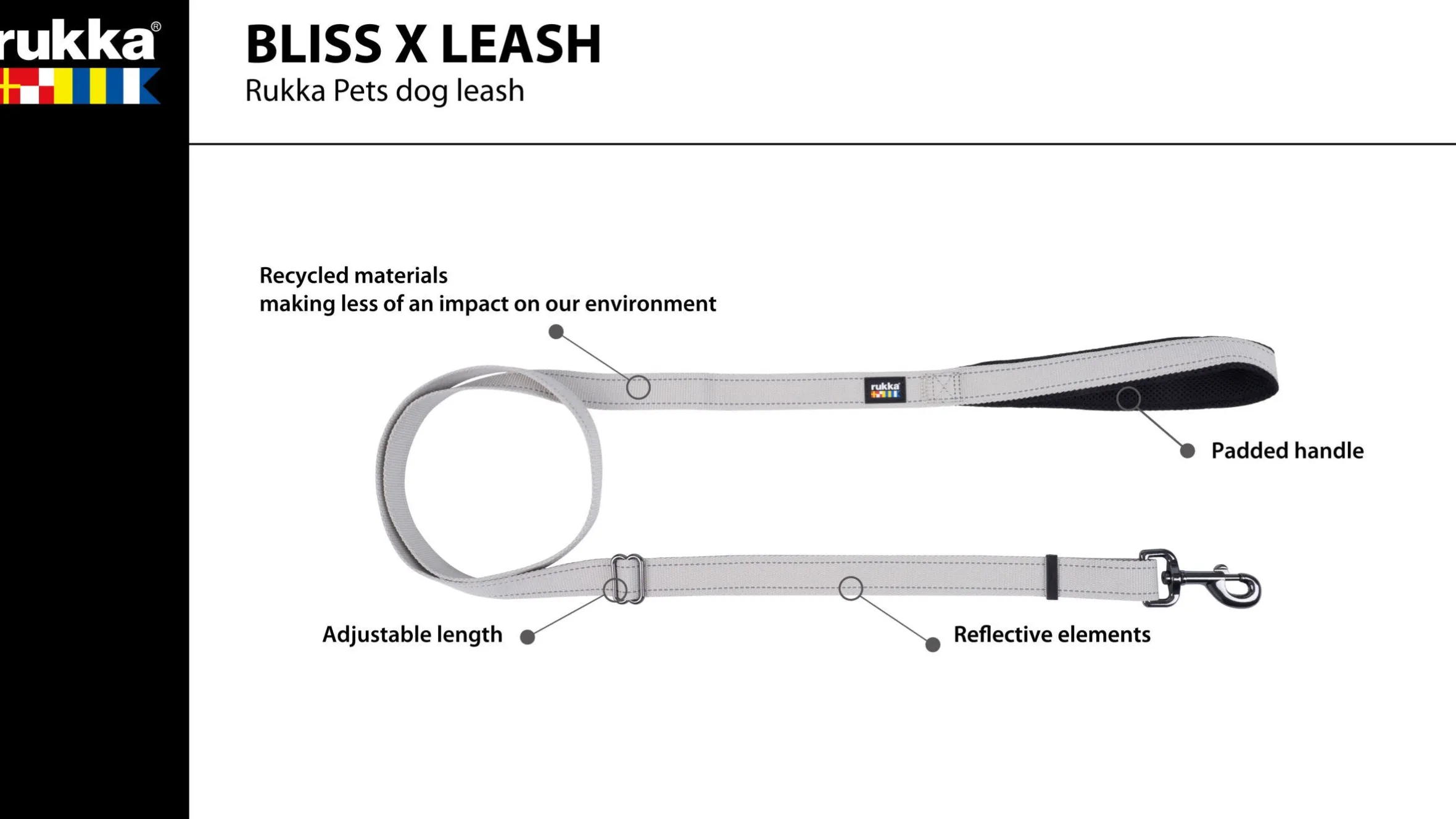 Rukka Pets Bliss x leash