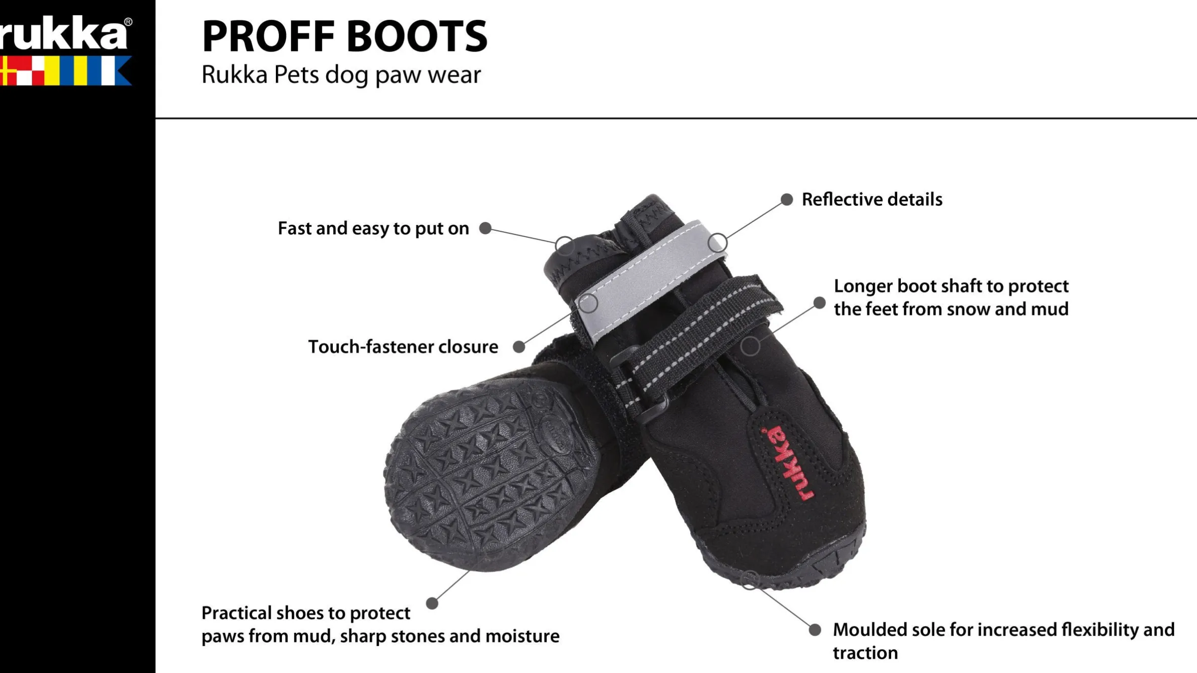 Rukka Pets Proff boots 2 pcs